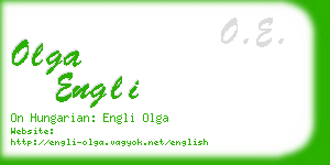 olga engli business card